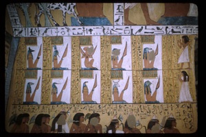 depictions from the workmen's tomb of Sennedjem