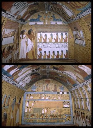 original photos of Sennedjem's tomb